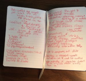 conference notes notebook