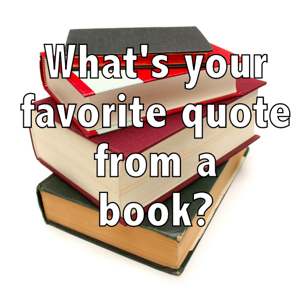 Favorite book quotes stack of books
